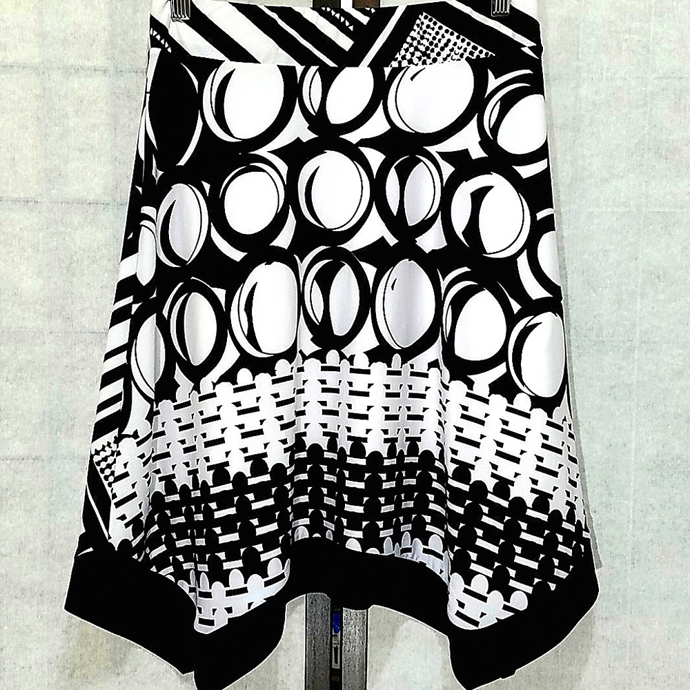 Joseph Ribkoff Abstract Print Skirt - image 1